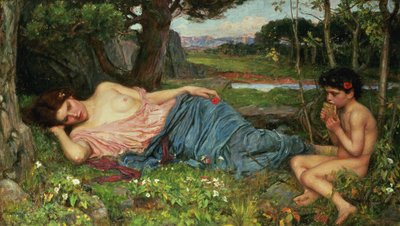 Listen to My Sweet Pipings by John William Waterhouse